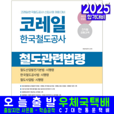 한국철도공사 코레일 철도관련법령 교재 책 채용시험 2025, 서원각