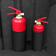 MOA 차량용 소화기 거치대 트렁크 시트 등받이에 고정, 1개, 블랙, 750ml