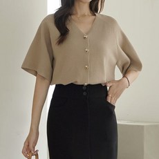 클릭앤퍼니 / 클릭앤퍼니 렌든진주 비스코스가디건/버튼(CG76667)
