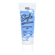 아모스 스타일 익스프레션 내추럴 왁스 80ml, 1개