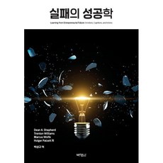 실패의 성공학, 박영사, Dean A. ShepherdTrenton WilliamsMarcus WolfeHolger Patzelt