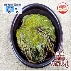 (당일출돼지) 연변 절임곰취 500g 곰취 산나물, 1개