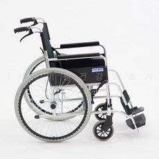 수동휠체어 알루미늄 보호자 브레이크 링거꽂이 활동형휠체어 장애인휠체어 경량휠체어, 기본형, 1개