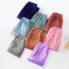 남여공용 빅사이즈 시보리 수면바지 8컬러