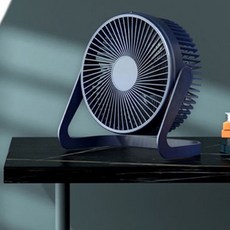 탁상용 캠핑 캠핑용 각도조절 저소음 스탠드선풍기, 화이트
