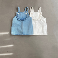 아기멜빵청치마