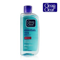 존슨 클린앤클리어 에센셜 클렌징 토너 125ml, 단일상품