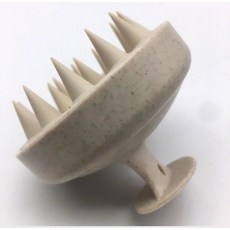 습식 및 건식 두피 마사지 브러시 부드러운 쿠션 에어백 비침습적 딥 컨디셔닝 헤드 클렌징, Beige, 1개