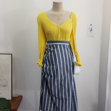 허니제이 / 제이투 썸머 골지 여름 브이넥 가디건(4colors)