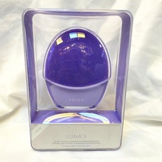 Foreo Luna 19종 USB 충전 방수 8 레벨 Mini 2 페이스 클렌징 브러쉬, 루나3 퍼플 국내 매장 민감성 피부