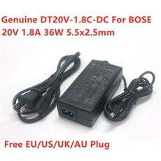 보스 사운드바 솔로 5 TV 시스템 C20 컴패니언 20 멀티미디어 스피커용 어댑터 DT20V-1.8C-DC 20V 1.8A, 1개