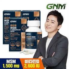 GNM자연의품격 연골 무릎 관절엔 MSM 글루코사민 비타민D, 180정