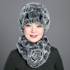 무한도매 엄마겨울모자 중년 털실 가을 계절 렉스 노인모자 할머니 씨 아주머니는