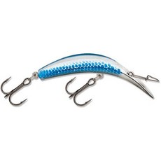Luhr-Jensen K15X Kwikfish X-Treme (Rattle) Fickle Pic Luhr-Jensen K15X Kwikfish X-Treme(딸랑이) 변덕스러운 피, 실버/블루 스케일, 1개, Silver/Blue Scale Luhr-Jensen