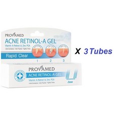 얼굴케어/ 태국 Provamed Acne 레티놀-A Gel / 레틴 -a 피부트러블 피부케어 10 g x 3 팩, 10g, 3개