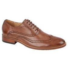 영국직구 구어 남성용 5 Eye Wing Caped Oxford Brogues