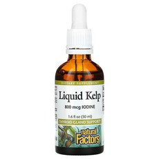 네츄럴팩터스 액상 다시마 kelp 요오드 아이오딘 800mcg 50ml, 1개, 47.318ml