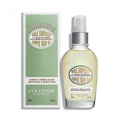 L'Occitane 록시땅 아몬드 서플 페이셜 오일 3.3oz(100ml) Almond Supple Skin Body Oil, 1개