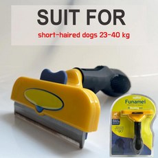 반려동물 털 손질 브러시 고양이 빗 흘리기 갈퀴 제거 도구, 02 Dog L - Short hair