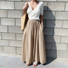와이드치마바지
