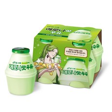 빙그레 메로나맛우유, 240ml, 16개