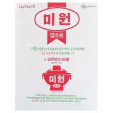 대상 청정원 미원 업소용, 2kg, 1개