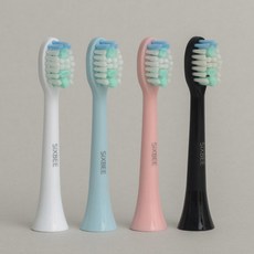 [식스비] 프리미엄 음파전동칫솔 전용 칫솔모(2EA), 칫솔모:겸용 인디핑크칫솔모2EA