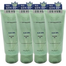 브링그린 알로에 99% 수딩젤 300ml, 4개