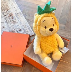 곰돌이 애착 봉제 푸인형 푸우 파인애플 인형, A, 55cmcm