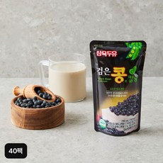 [삼육두유] 검은콩과 칼슘 20팩 2박스 (총 40팩), 40개, 190ml