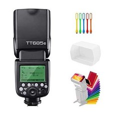 Godox TT685C E-TTL 2.4G GN60 High-Speed Sync 18000s Wireless Master Slave Camera Flash Speedlite Sp, One Color_One Size, 상세 설명 참조0