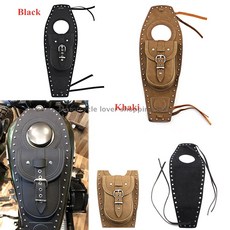 PU 가죽 연료 탱크 가방 가스 탱크 패드 커버 할리 데이비슨 스포츠스터 883 1200 적합, Black, 01 Black, 01 Black