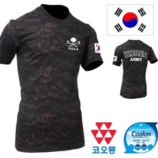 로카티 반팔 군인옷 밀리터리룩 티셔츠 ROKA 백골부대