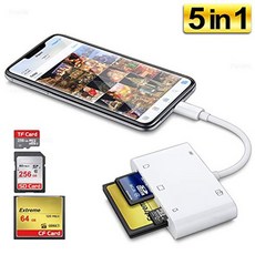 DenicMic SD CF 카드 리더기 iPhone iPad 5 1 SD CF, saleoop 1