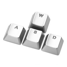 키보드 황금 키캡, 펄 실버 WASD 4 버튼 세트, 공식 표준