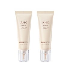 AHC 누드 톤업 크림 내추럴 글로우 SPF50+ PA++++, 톤업베이지, 40ml, 2개