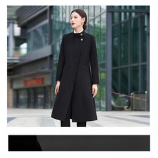 단체 겨울 정장 코트 모직질감 누빔 롱코트 직원 근무복 유니폼