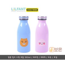 릴팡 카카오프렌즈 밀키스텐보틀, 어피치, 350ml
