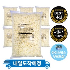 디오100 모짜렐라 피자치즈 자연100% 2.5kg 냉장 X 6봉