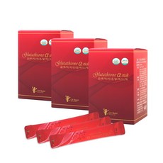 뉴트리코어글루타치온 (주)LH뉴트리 글루타치온 알파 스틱 대용량 6개월분 180포 흡수력 뛰어난 맑은 얼굴+샘플러 증정 2.5g 3박스