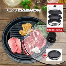 대원 홈 스마트 콤비그릴 DW-CP320 분리형 그릴팬 30cm, 대원 홈 스마트팬 DWP-1250