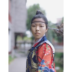 벼루 ()망건을 이마덮는 한나라의복 날치 옷시원한(현물), C01-블랙
