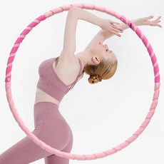 12세대 훌라후프 2종 아래배빼는 유산소 뱃살 다이어트 운동기구 2kg, 1개, 장미꽃가루