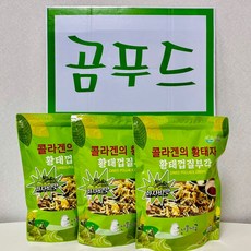 나물캐는곰(직영) 황태껍질부각 와사비맛130g, 130g, 3개