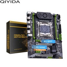 QIYIDA X99 마더보드 LGA 2011-3 E5 A99 4 채널 지원 제온 E5 풀 레인지 CPU DDR4 RAM 메모리 USB3.0 ATX 서버, 1) 마더 보드 - a99