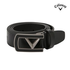 [캘러웨이]20FW 여성 로고 배색 포인트 벨트 CWATJ9855-199_G, BLACK