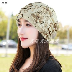 매혹적인 성격 여성 모자 가을 베레모 스타일리쉬 얇은 산후 조리 맨머리 나이트캡 두건 임부복 블