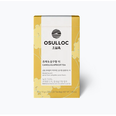 오설록 유채&살구향(티백) 상품 (문구제품과 묶음배송), 1.5g, 20개입, 1개