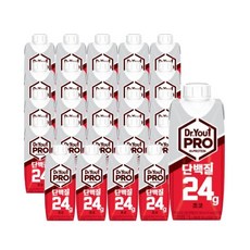  오리온 닥터유 프로 드링크 단백질 초코 250ml x 24개 /식사대용 