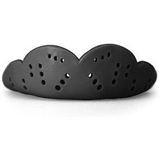 SISU Mouth Guards Max NextGen 2.4mm Custom Fit Sports Mouthguard for YouthAdults, One Color_Charcoal Black, One Color